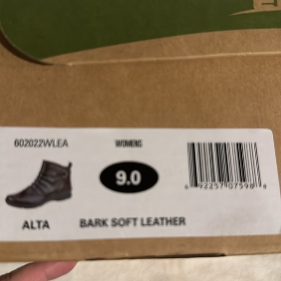 Earth Bark Soft Leather Ankle Boots - Picture 9 of 9